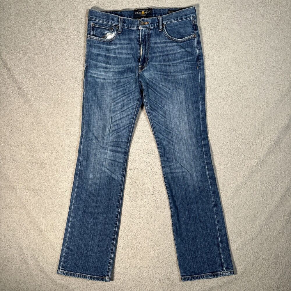 Lucky Brand Jeans Men’s Size 32x32 221 Original Straight Premium Italian Leather